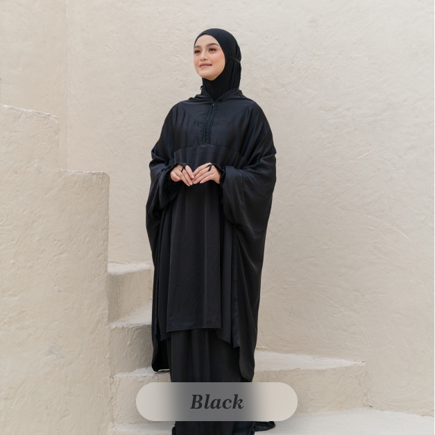 Deyn Scarf - Aida Prayer Robe -  Mukenah Dewasa silk premium