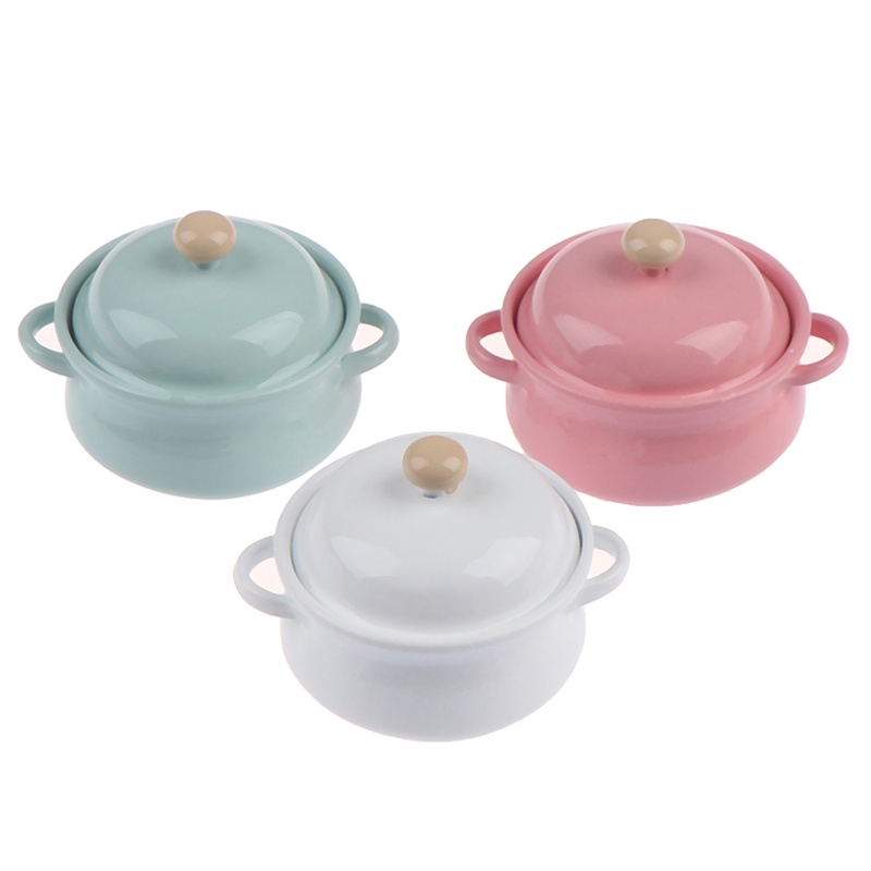 Deid 1pc Mainan Miniatur Panci Sup Skala 1: 12 Untuk Dekorasi Rumah Boneka