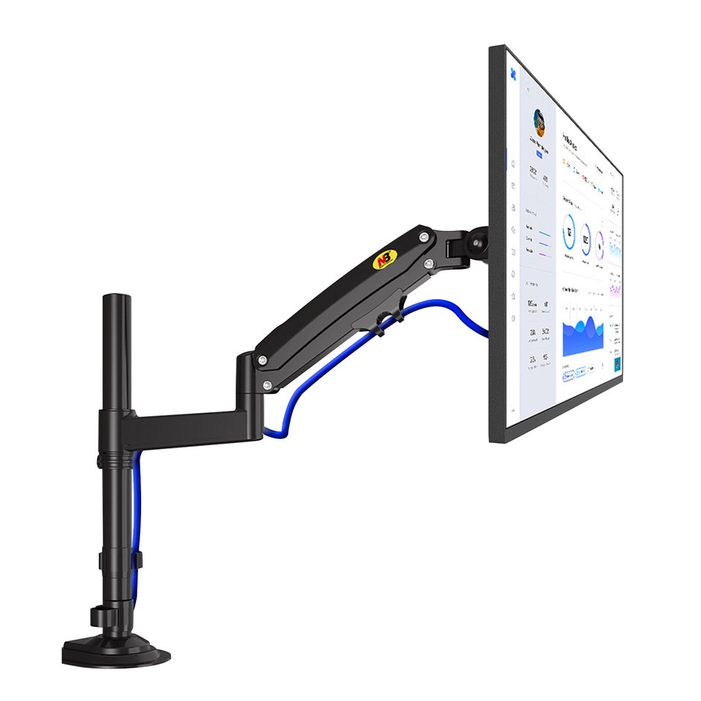 Bracket 22 24 27 29 32 34 Inch Braket Holder Stand Mount Arm Kaki Dudukan Ultrawide Monitor TV Rotat