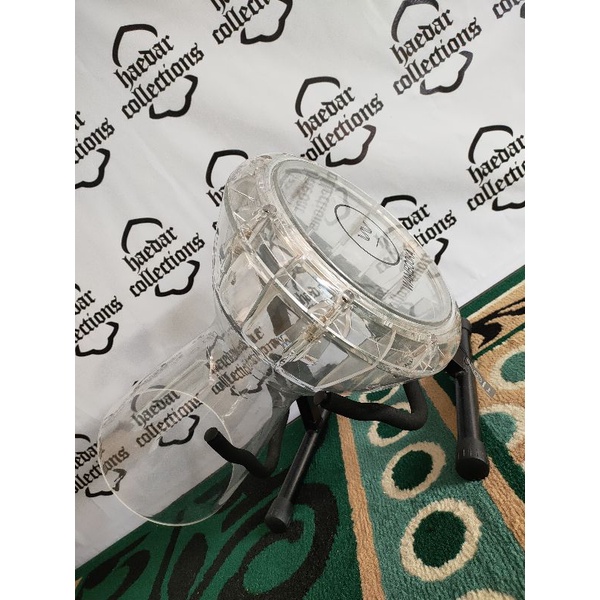 (MINUS) DISKON DARBUKA TRANSPARANT WAMBOOKA IMPORT 8 3/4