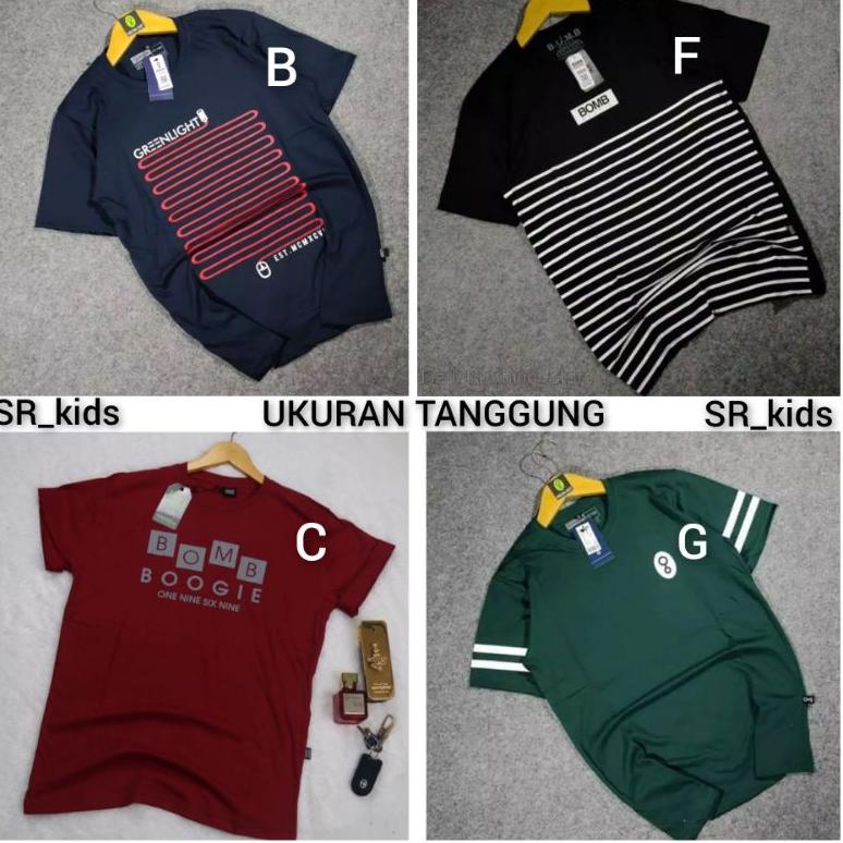 Import Terbaik KAOS ANAK UMUR 9-14 TAHUN KAOS ANAK LELAKI DAN PEREMPUAN DISTRO BOMBOGIE 