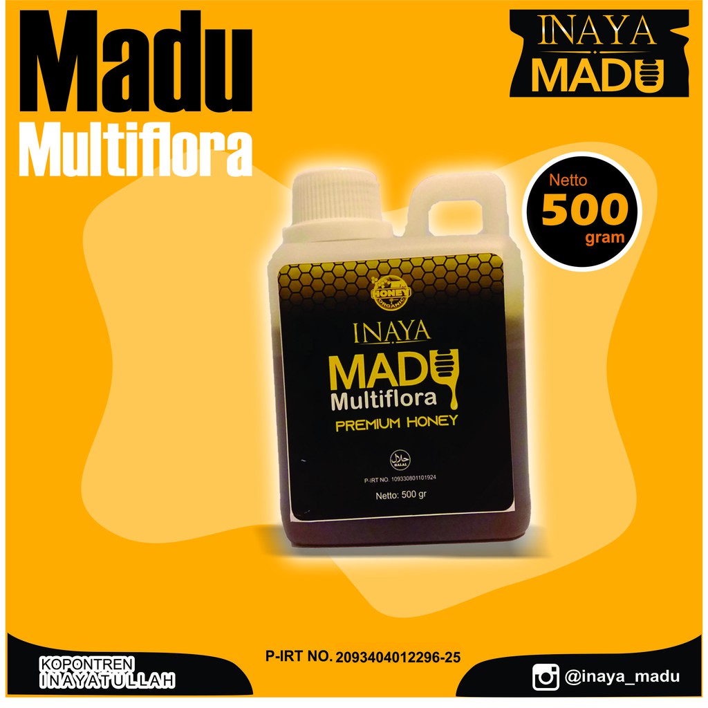 

madu inaya madu murni 100% kualitas terjamin 500 gr premium