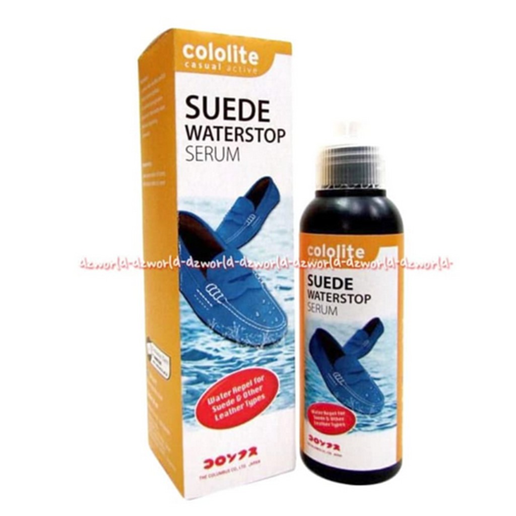 Cololite Casual Active Suede Waterstop Serum Water Semir Sepatu Kain Perawatan Sepatu Bahan Kain Kanvas Colo Lite Kololait Cloth Shoe Polish