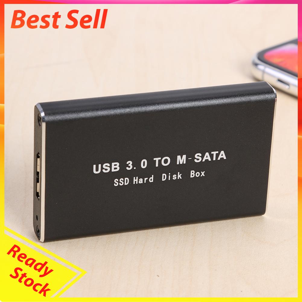 Casing Hardisk Eksternal Mini SSD USB 3.0 Ke mSATA