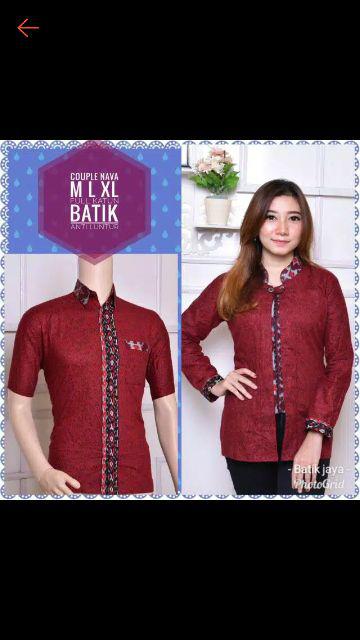 Batik Grosir Mrh Baju Batik Couple Batik Seragam Modern Pekalongan