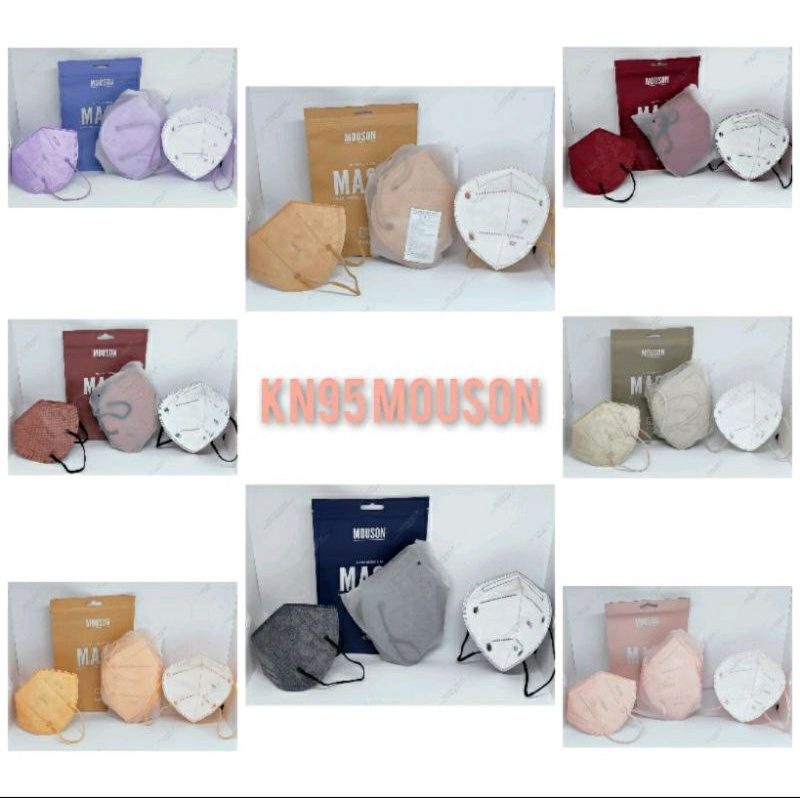 masker kn95 mouson warna warni isi 10lembar