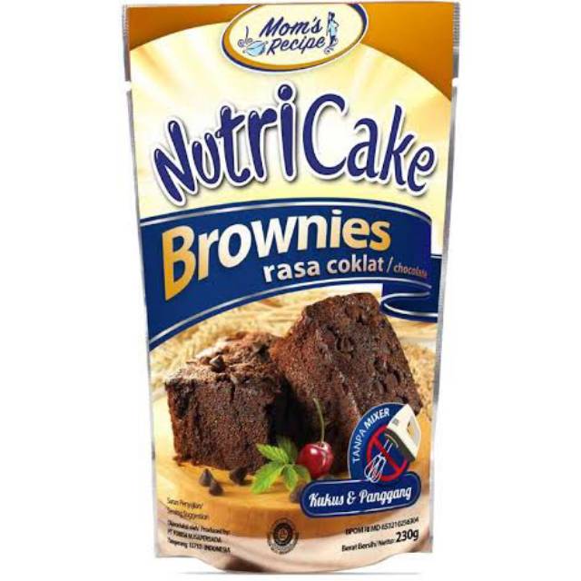 

NutriCake Brownies 230gr