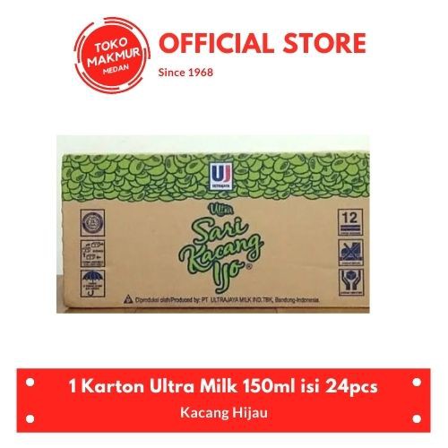 

1 KARTON ULTRA MILK UHT KACANG HIJAU 150ML ISI 24PCS