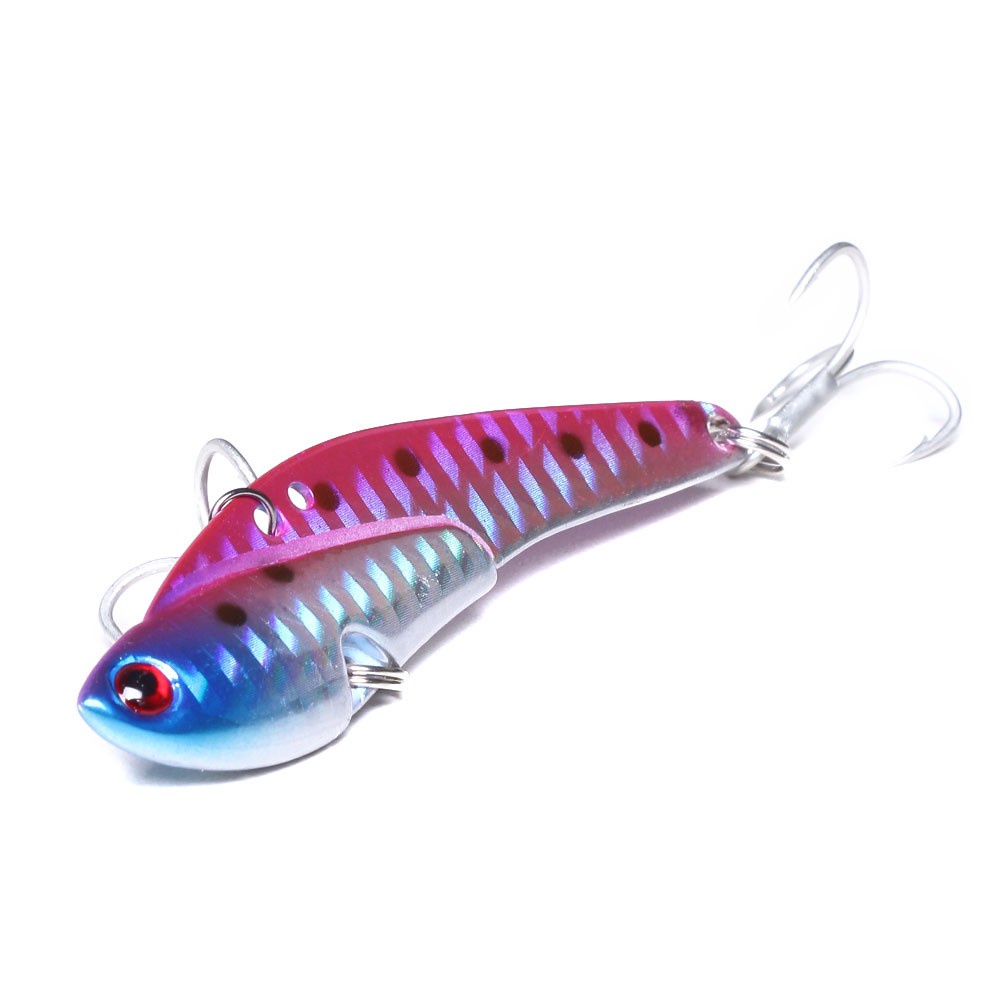 HENGJIA 1PCS Vibrating Fishing Lures 7.5cm 21g Fishing Bait Hot Sale Metal VIB Lures Fishing Vibe