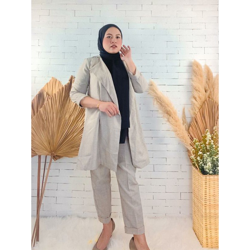Blazer dan celana Jamia Set