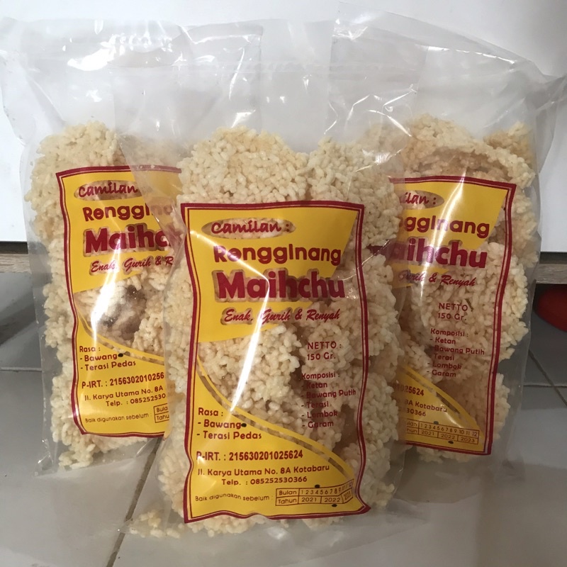 

RENGGINANG MAIH CHU (Pesanan)