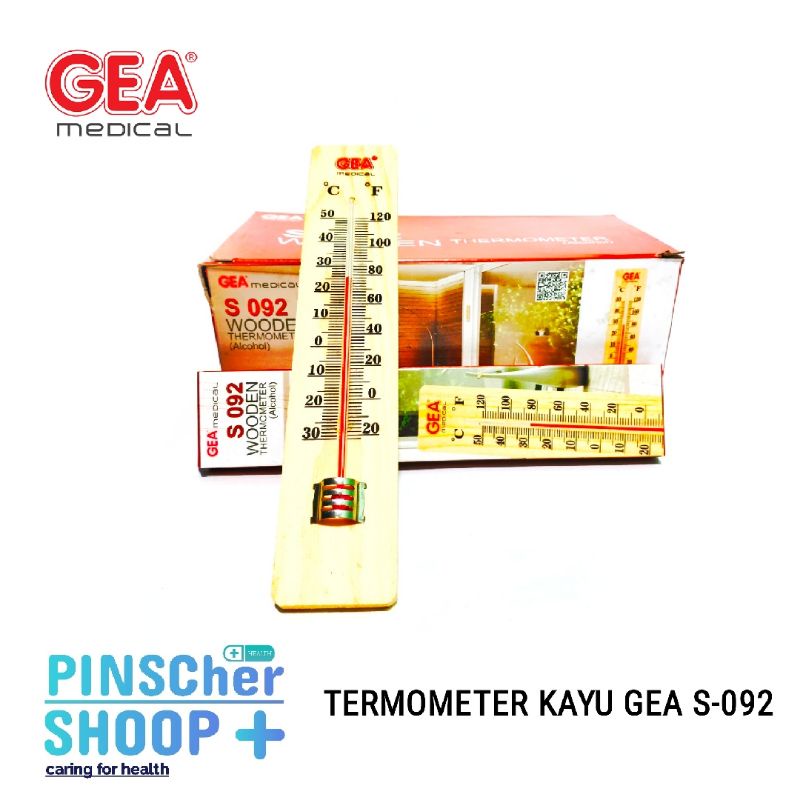 TERMOMETER KAYU GEA WODDEN THERMOMETER RUANGAN GEA S-092