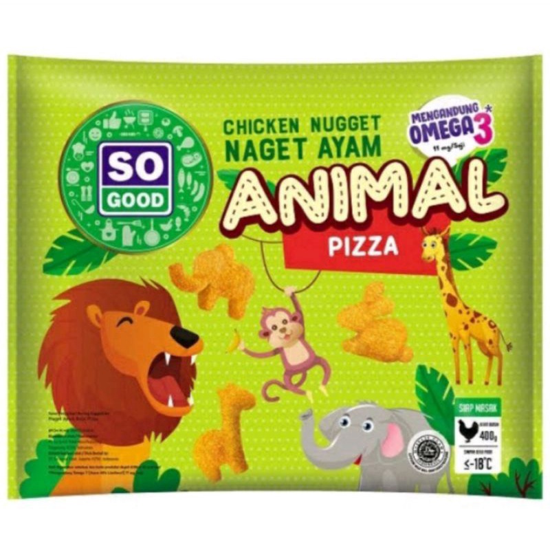 

naget ayam animal so good 400 gr