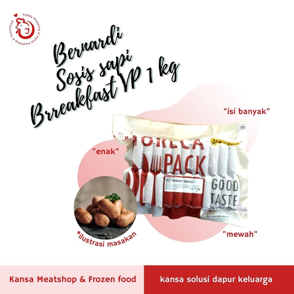 

Bernardi Sosis 1 kg HORECA VP