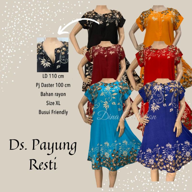 Daster dress payung Bali bahan rayon premium