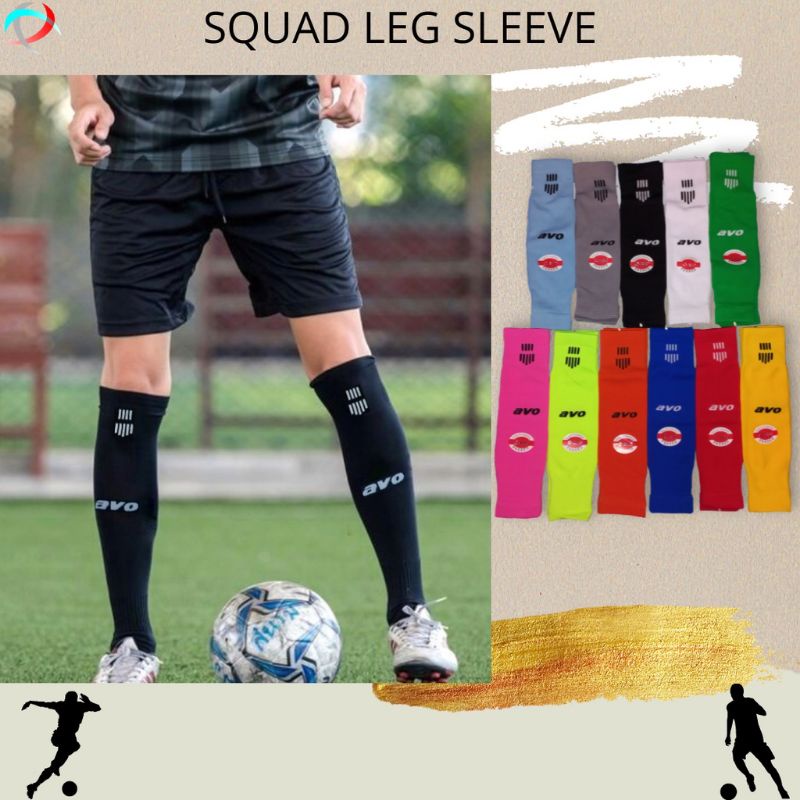 KAOS KAKI SAMBUNG AVO SQUAD FOOTBALL LEG SLEEVE ORIGINAL | KAOS KAKI BOLA SAMBUNG