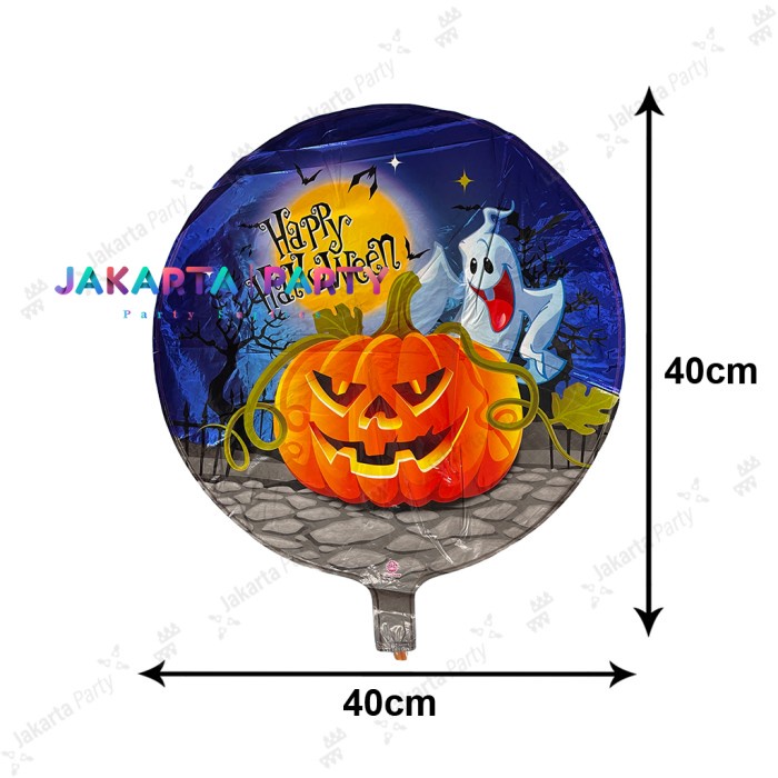 Balon Bulat halloween #4 / Balon karakter hallo ween / Balon Foil