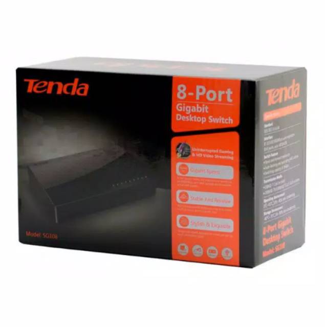 Tenda SG108 8-Port Gigabit Desktop Switch