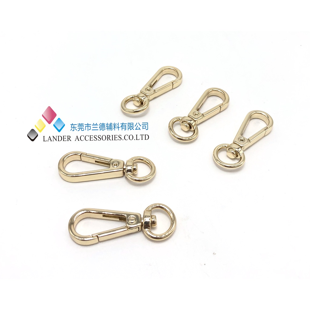 Lander Dogclip / Kaitan / 9.5mm / Shiny Gold / Fx 0505 / 2pcs