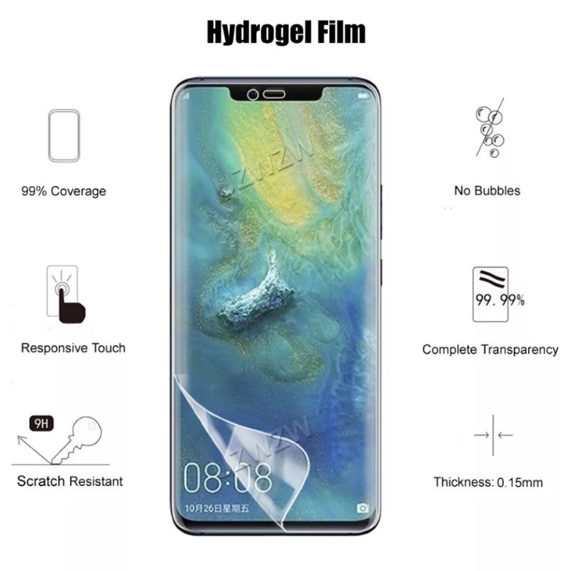 Hydrogel Anti Gores Huawei Mate 10 20 30 40 50 P30 P40 Pro