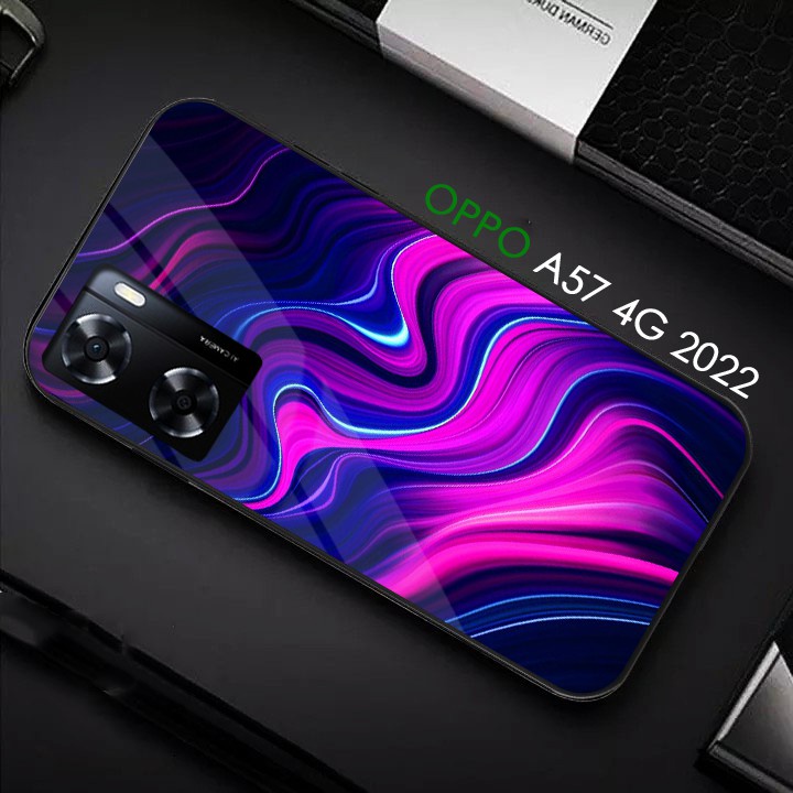 Softcase Glass Oppo A57 2022 [A238] Softcase Kaca Oppo A57 2022 - Softcase Glass - Softcase Mirror -