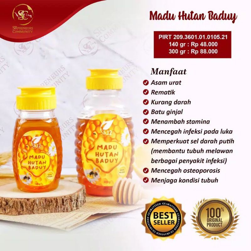 

MADU BADUY SR12 / Madu Murni /Madu Asli/ Madu Bayi/ Madu Anak