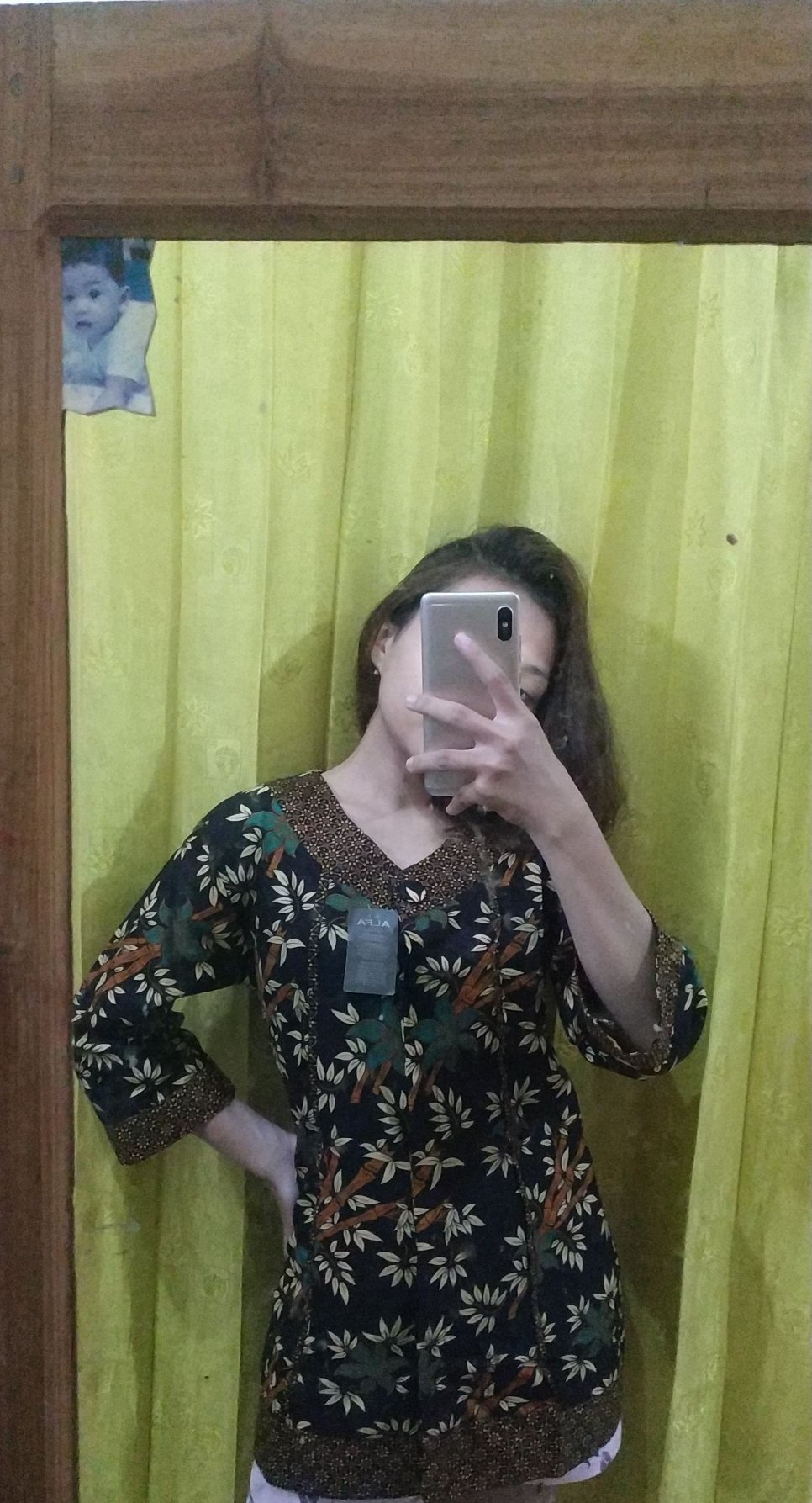 Atasan Batik Dolby Dolbi Dobby Doby Tenun Sutra Tulis Halus Katun Atbm Baron ,sarombit Atasan