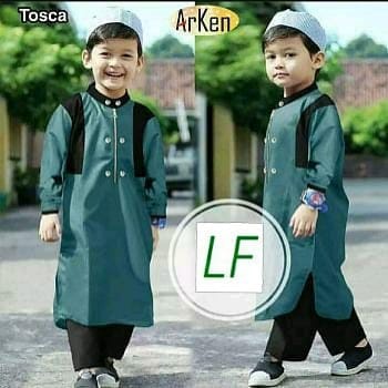 baju koko anak laki laki 12 tahun- Stelan Koko Rompi anak - 4 -12 tahun