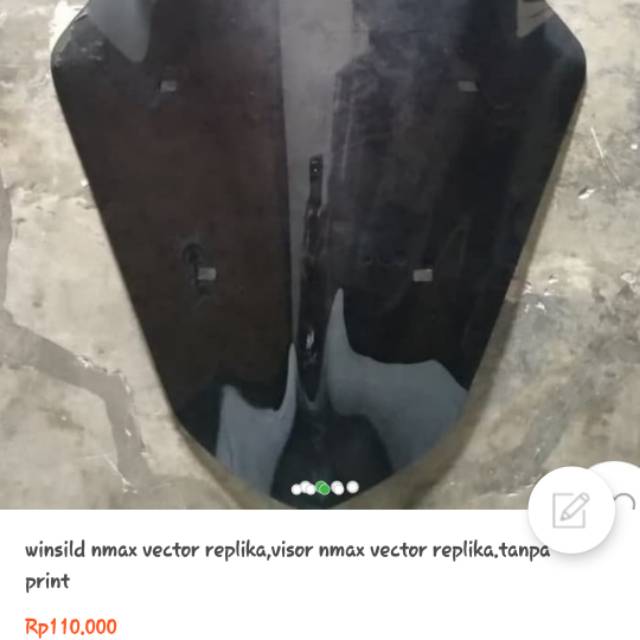 Winsild nmax vector replika,  visor nmax replika tanpa print