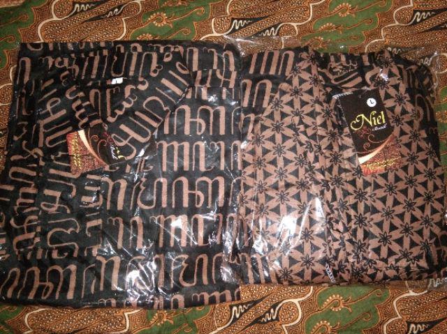 Couple Batik Gamis  Lonceng Model Kerah Jazz Jazzy Model Jaz Gamis Batik Kerah Jaz Gamis Batik Jazzy