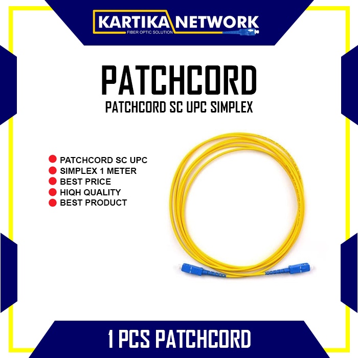 pacthcord sc-upc to sc-upc simplex 1 meter