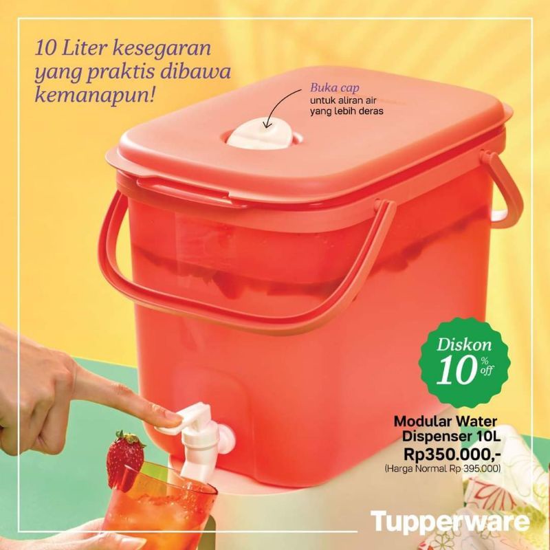 MODULAR WATER DISPENSER TUPPERWARE 10 L
