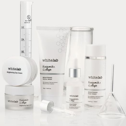 WHITELAB Brightening Facial Wash / Serum / Toner / Cream / Body Care Original BPOM