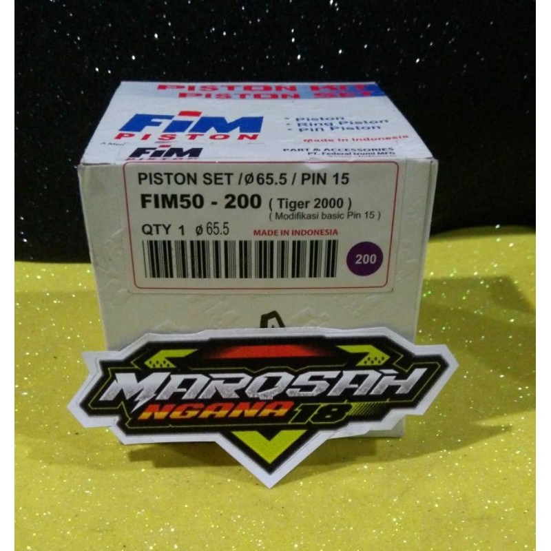 Piston FIM90 FIM81 FIM50   65  65,5  66  66,5 pen 15 (Tiger) marqsah-3