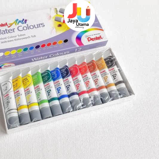 

Pentel Watercolor Cat Air Water Color Lukis 12 Warna