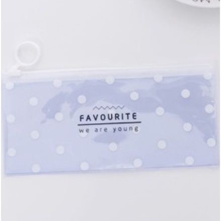 Cahaya Medan HL0074 Tempat Pensil Transparan Pouch Motif Lucu Serbaguna-Kode C
