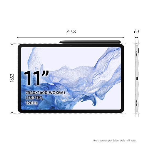 Samsung Galaxy Tab S8 5G 8/128GB - Silver-1