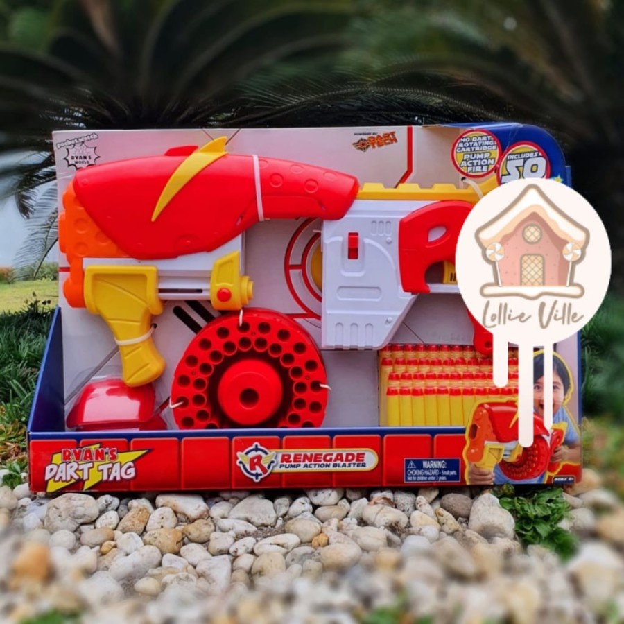 Ryan's World Dart Tag Renegade Rapid Fire Barrel Blaster