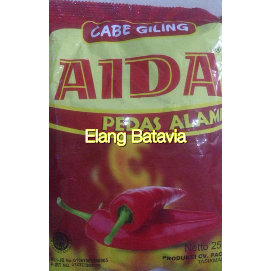 

BERKUALITAS! Aida Cabe Giling Bubuk 250 gram