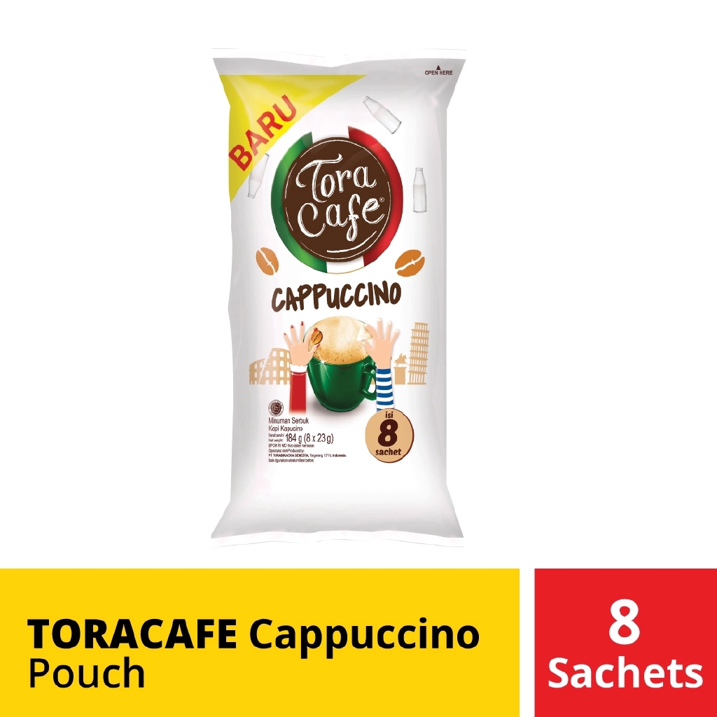 

Toracafe Cappuccino Pouch 8 Sachet @23 Gr