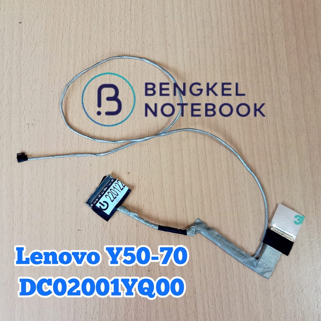 Kabel LCD LVDS Kabel Fleksibel Lenovo Y50-70 30PIN NON TOUCH LED DC02001YQ00