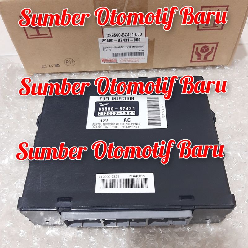 Ecu Komputer Computer Rush Terios 89560-BZ430 89560-BZ431 Original