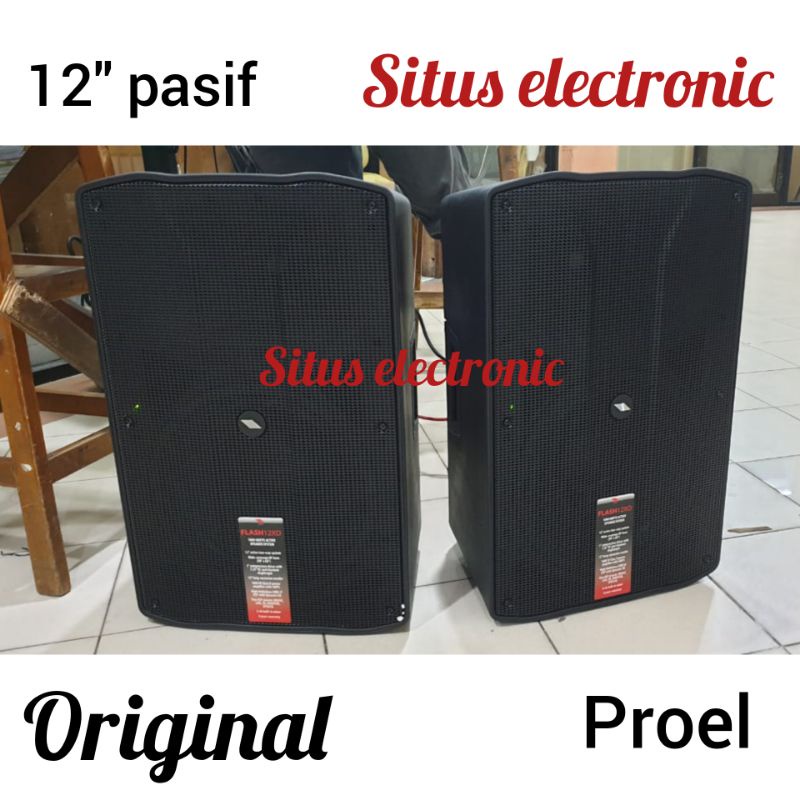 Speaker pasif 12 inch Proel flash 12xp Original Garansi resmi (1set)