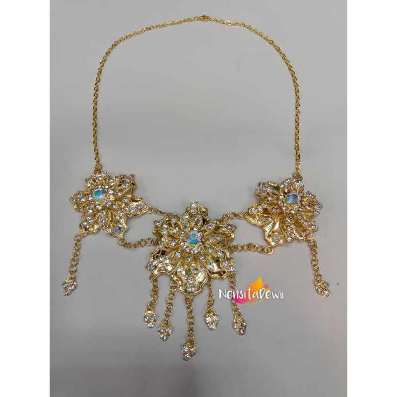 Kalung Pengantin Cantik / Motif Anggrek