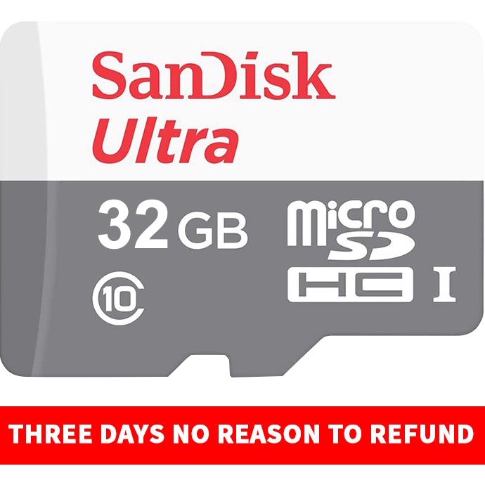 【100% ORI】 Memory Card 16/32/64/128/256/512GB 100Mbps CLASS 10 MicroSD Kartu Garansi Lifetime