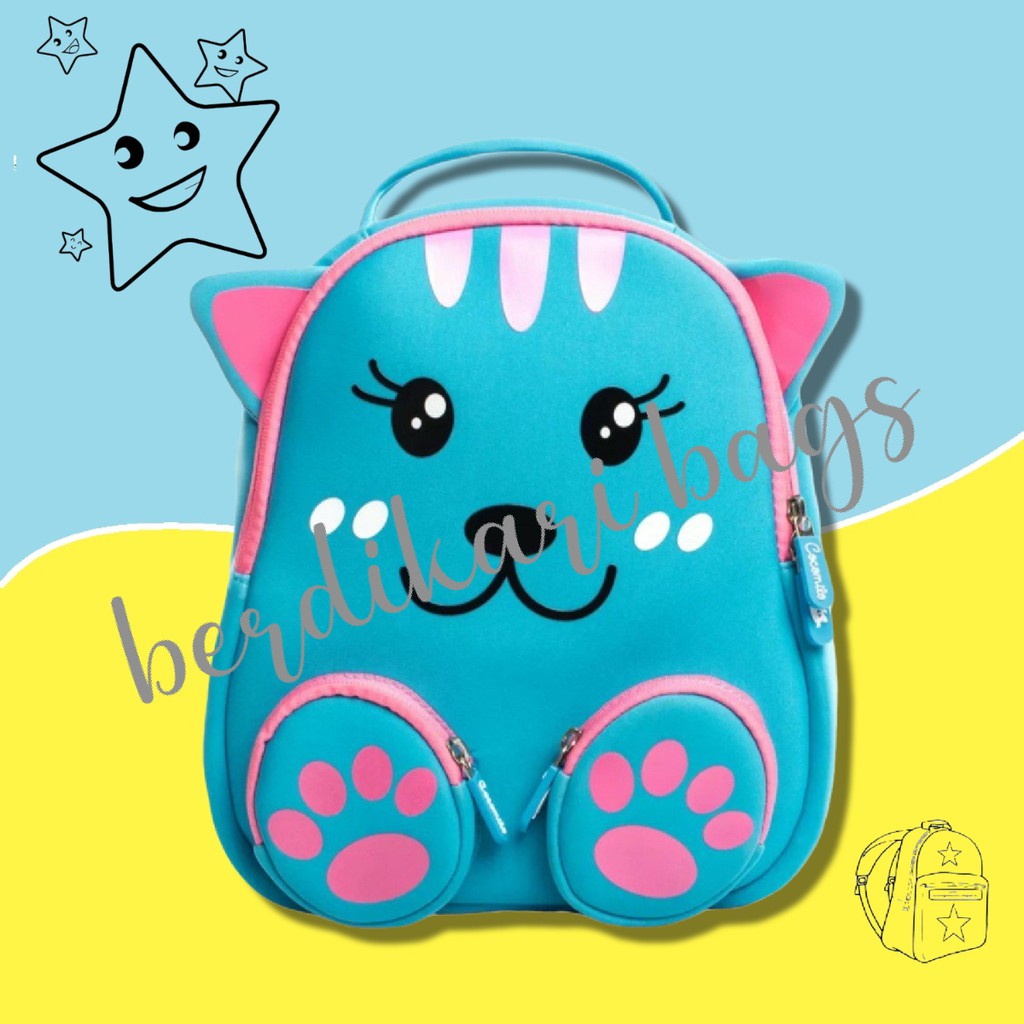 BDKR_TAS - Tas Ransel Anak Karakter Bag Backpack Mini Motif Cartoon Cute Cod Tas Ransel Anak Backpack Anak Karakter Hewan / Ransel Anak TK / Paud Karakter Binatang Animal Bahan Boneka