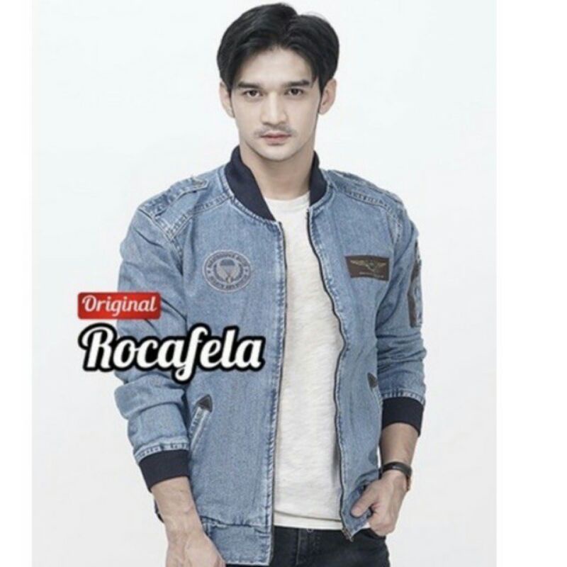 Jaket Jeans Bomber Distro Pria Jaket Jeans Pria Jaket Murah Jaket Pria Kekinian jaket Motor