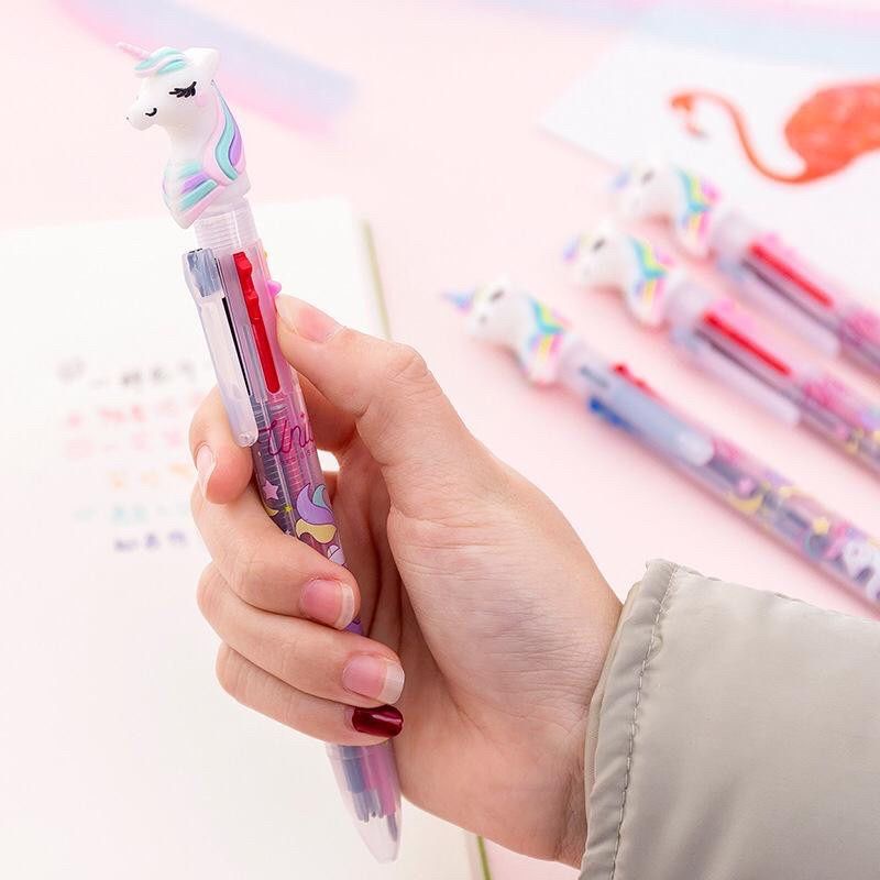 Medan Termurah Pena unicorn pulpen 6 warna cantik pulpen unicorn