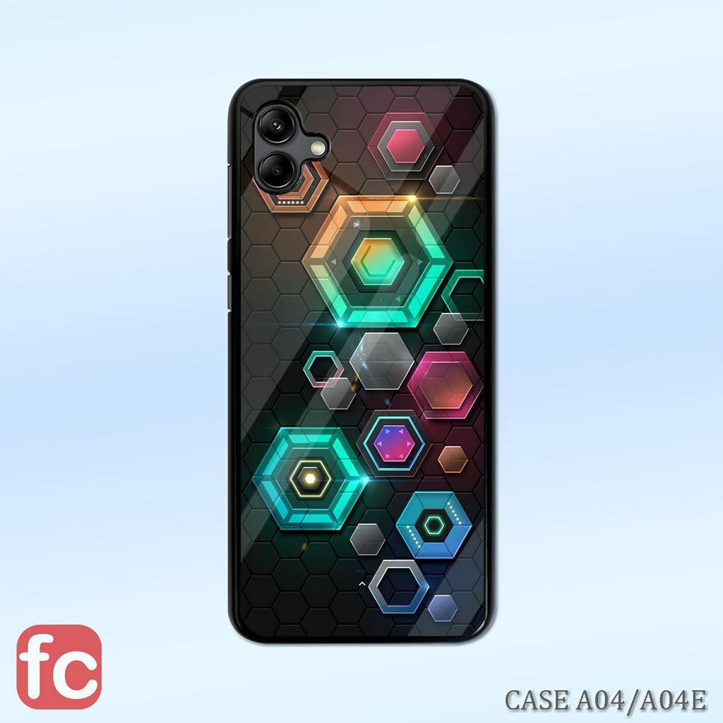 Case Samsung A04 A04E With Protector Camera | AA21 Aesthetic Astetik Grafiti | Case Glossy Hd A04 a0