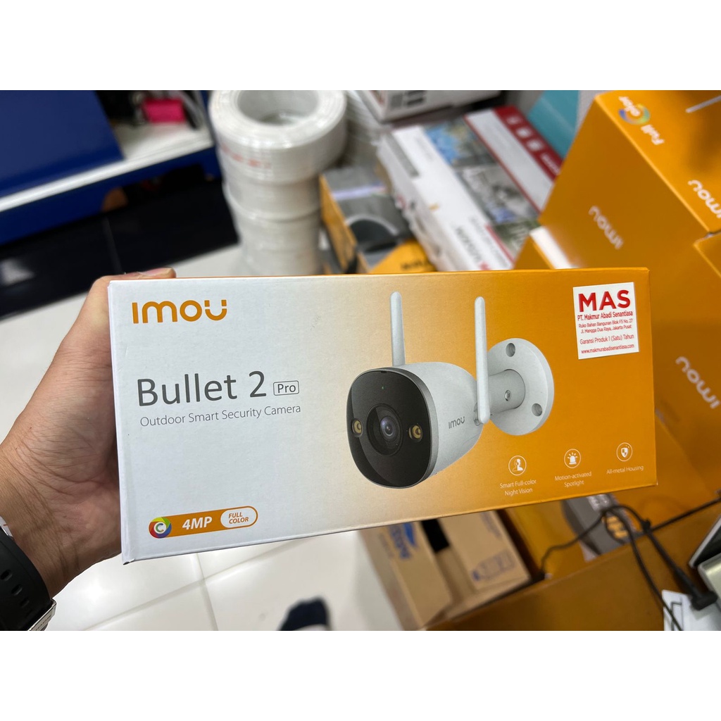 Imou BULLET 2 PRO 4MP IPC-F46FEP-D WIFI Smart Color Night 2 WAY AUDIO